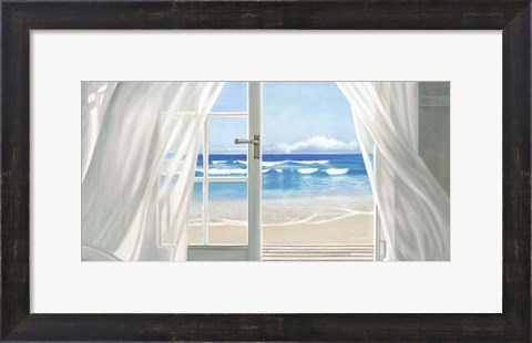 Framed Window by the Sea (detail) Print