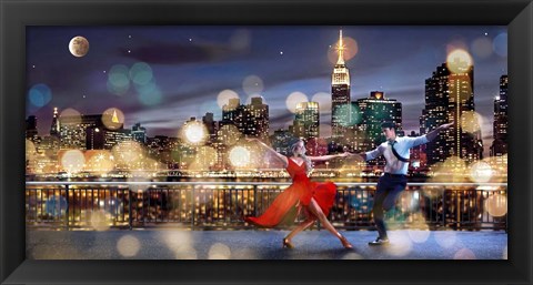 Framed Dancin&#39; in the Moonlight Print