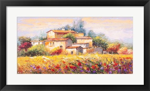 Framed Campo d&#39;estate Print