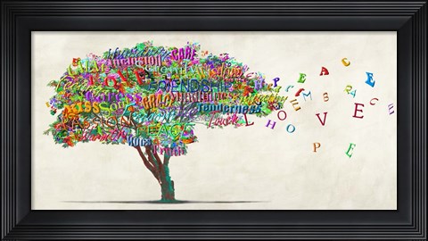 Framed Tree of Humanity Print