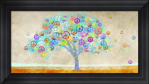 Framed Tree of Peace Print