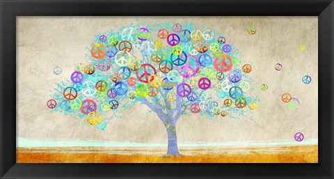 Framed Tree of Peace Print