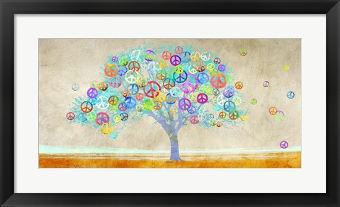 Framed Tree of Peace Print