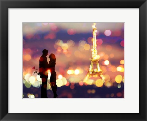 Framed Date in Paris Print