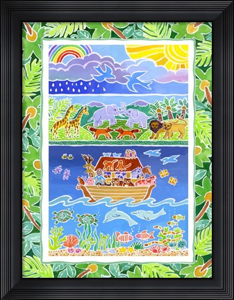 Framed Animals Of The World Print