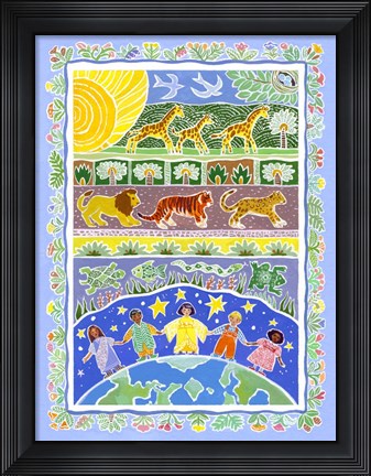 Framed Children Of The World Print