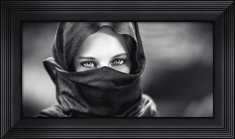 Framed Arabian Eyes Print