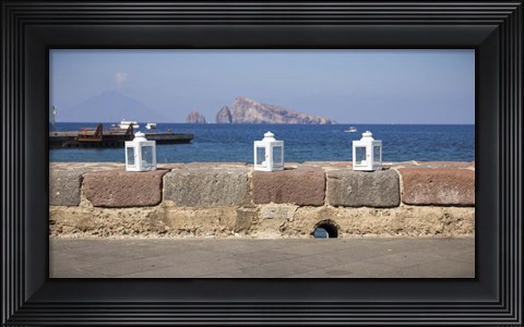Framed Three Lamps Print