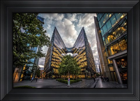 Framed London Go II Print