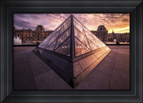 Framed Louvre II Print