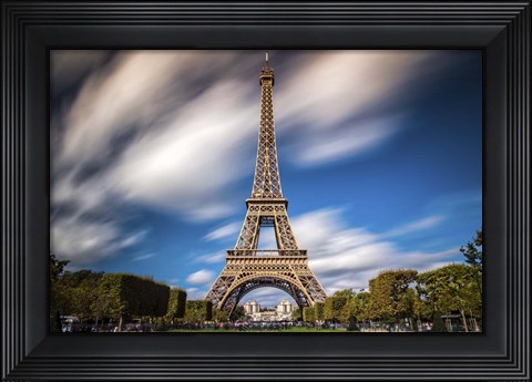 Framed Eiffel I Print