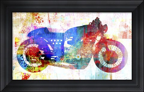 Framed Moto V Print