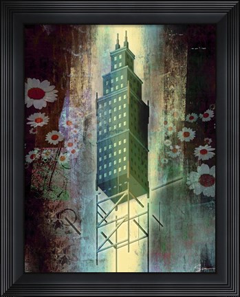 Framed Spring Time In The City Print