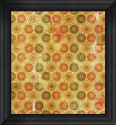 Framed Patterned I Print