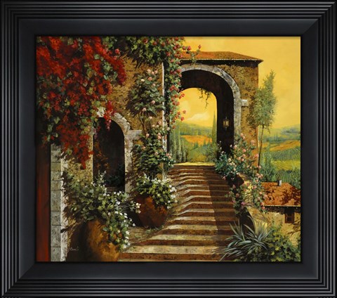 Framed Le Scale Print