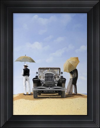 Framed Baci nel Deserto Print