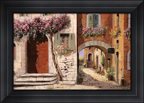 Framed Doppia Casa Print