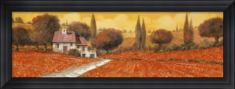 Framed Fuoco di Toscana Print