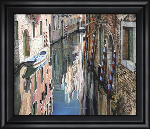 Framed Riflessi Colorati a Venezia Print