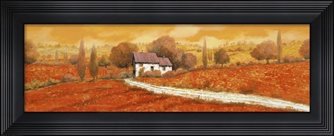 Framed Rosso Papavero Print