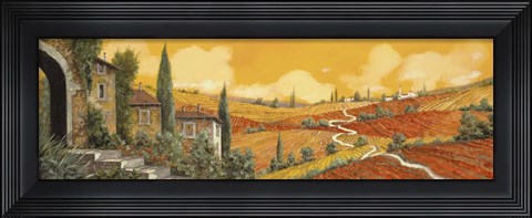 Framed Terra Di Siena Print
