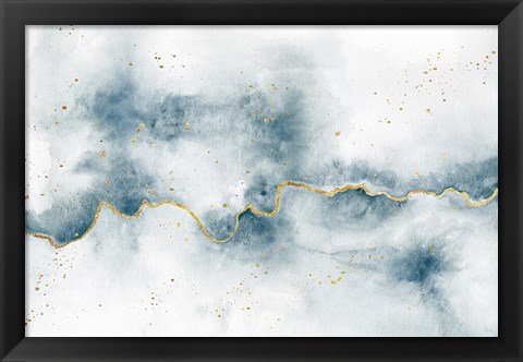 Framed Flow with Gold Print