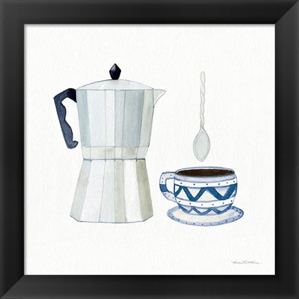 Framed Coffee Break VII Print