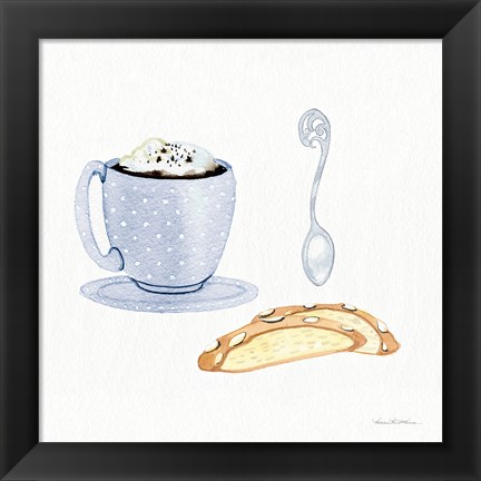 Framed Coffee Break IX Print