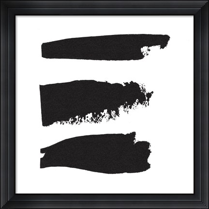 Framed Threes Company I Print