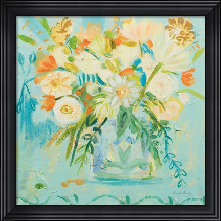 Framed Misty Blue Print