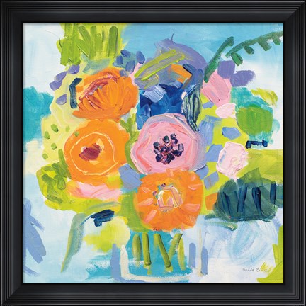 Framed Summer Bouquet Print
