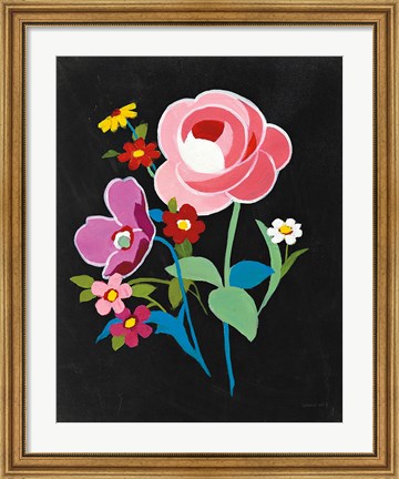 Framed Alpine Bouquet I Print