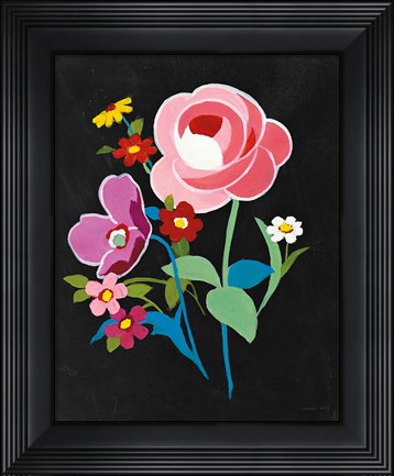 Framed Alpine Bouquet I Print