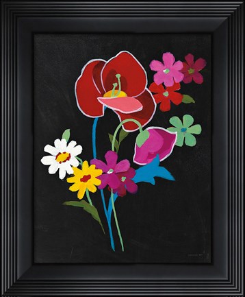 Framed Alpine Bouquet II Print
