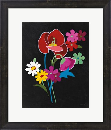 Framed Alpine Bouquet II Print