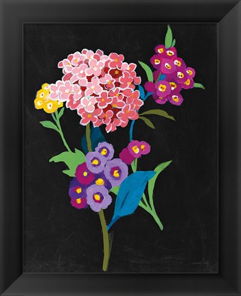 Framed Alpine Bouquet III Print