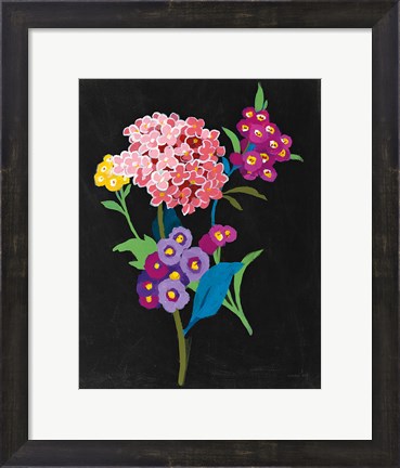Framed Alpine Bouquet III Print