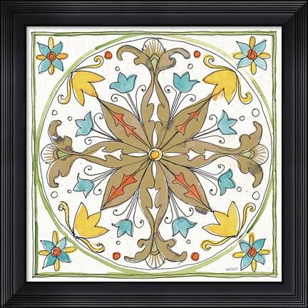 Framed Tuscan Elegance VIII Print