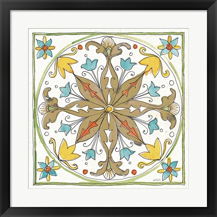 Framed Tuscan Elegance VIII Print