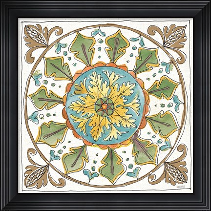 Framed Tuscan Elegance VII Print