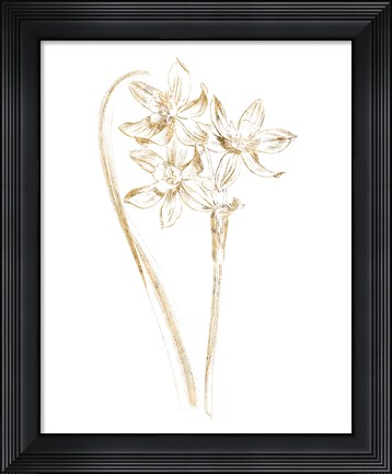 Framed Gilded Botanical IV Print