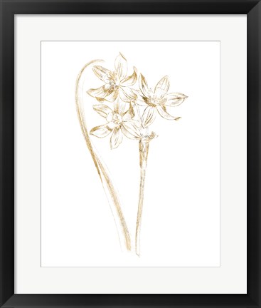 Framed Gilded Botanical IV Print
