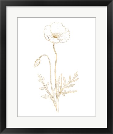 Framed Gilded Botanical I Print