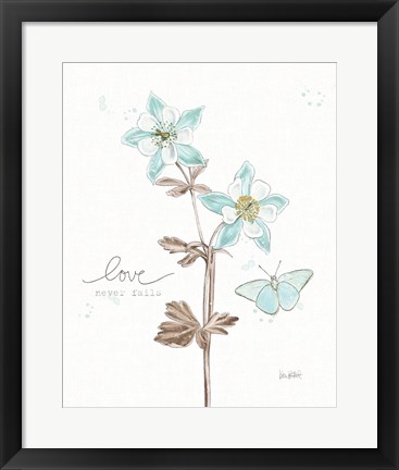 Framed Bits of Blue IV Print