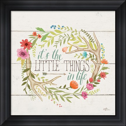 Framed Rustic Bloom II Print