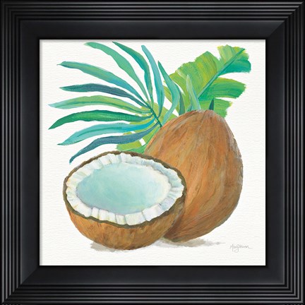 Framed Coconut Palm III Print