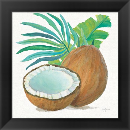 Framed Coconut Palm III Print