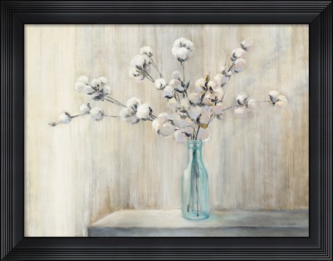 Framed Cotton Bouquet Print