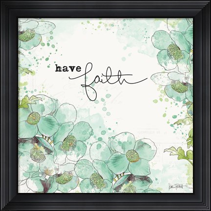 Framed Dream and Faith II Print