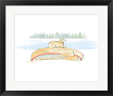 Framed Lakeside Days III Print
